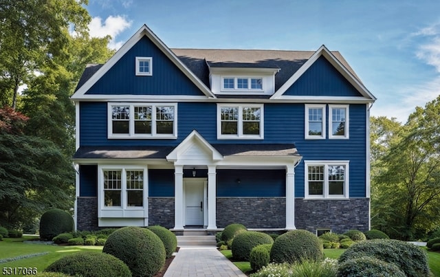 view of craftsman inspired home