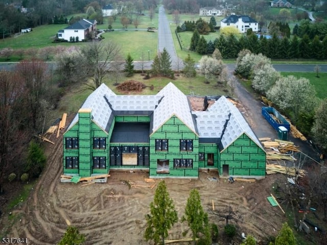view of subject property