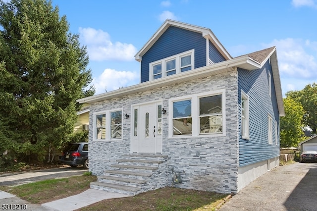 bungalow with a garage