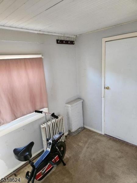 46 Highland Ave, Morris Twp, NJ 07960 - spare room with carpet floors and radiator heating unit