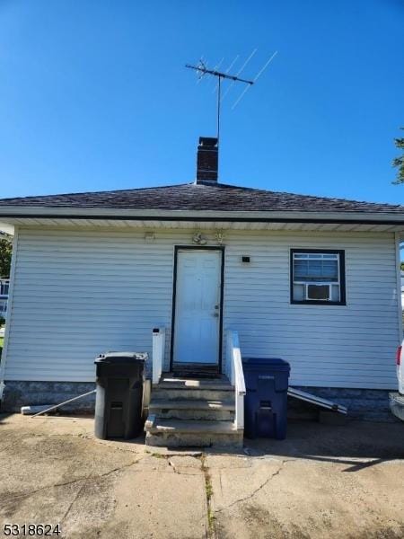 46 Highland Ave, Morris Twp, NJ 07960 - back of property with a chimney