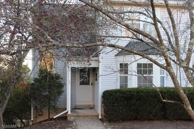 view of front of home