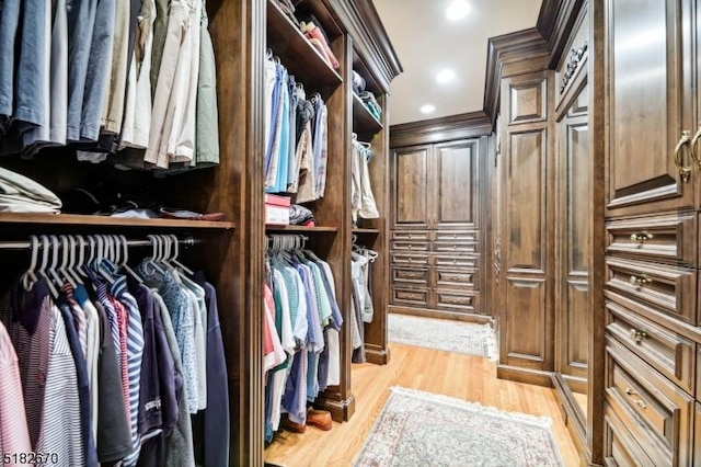 3 Winston Farm Ln, Mendham Twp, NJ 07931 - spacious closet with light wood-style floors