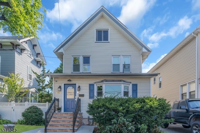 view of front of home