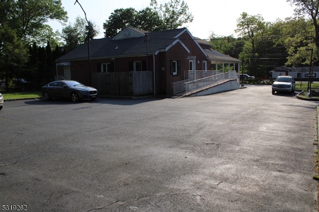 exterior space featuring covered porch