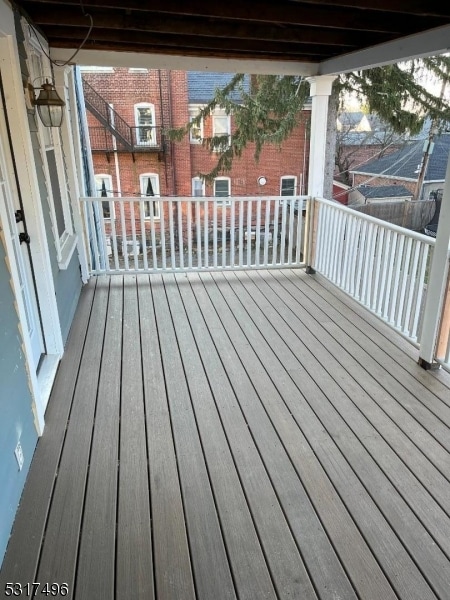 view of deck