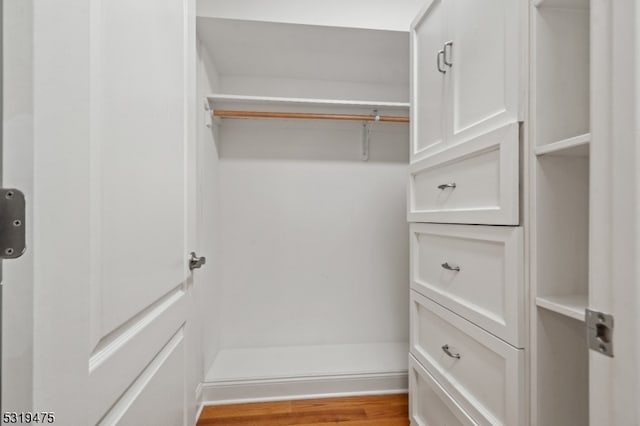 view of closet