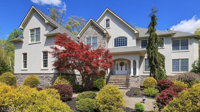 view of front facade with covered porch