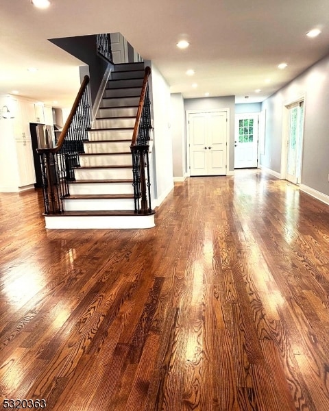 interior space with wood-type flooring