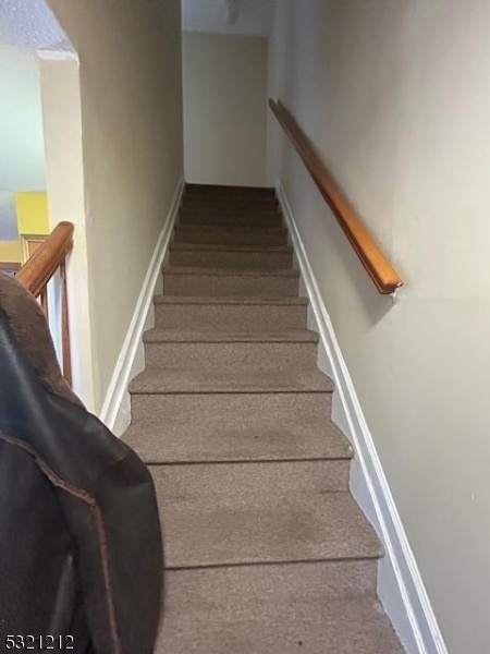 stairs with carpet