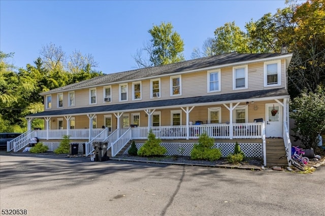 view of front of home with a porch