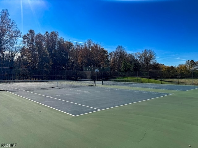 view of sport court