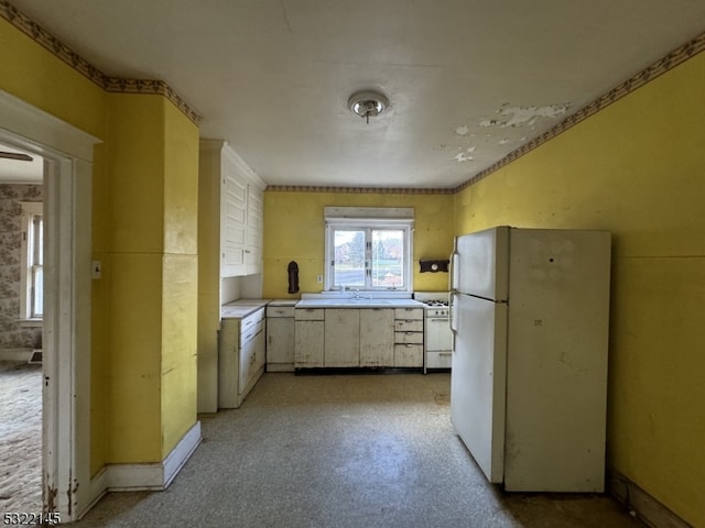 kitchen featuring white appliances