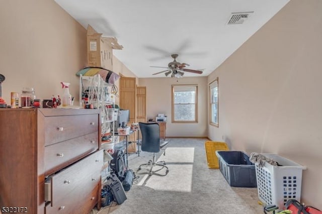 110 Central, Rochelle Park Twp, NJ 07662 - carpeted office featuring a ceiling fan