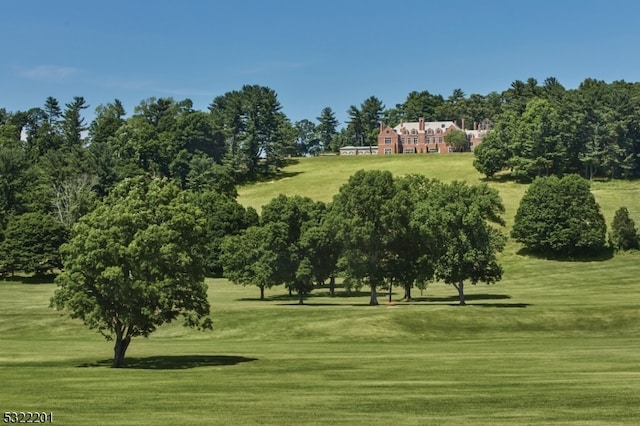 view of home's community featuring a lawn