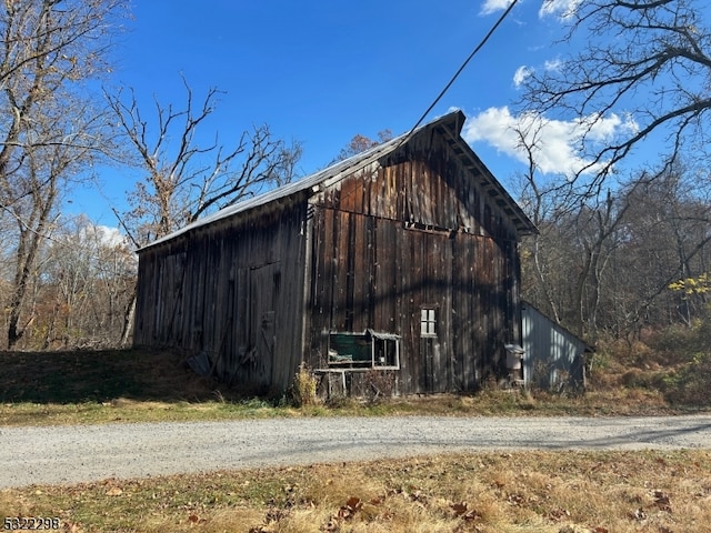 view of outbuilding