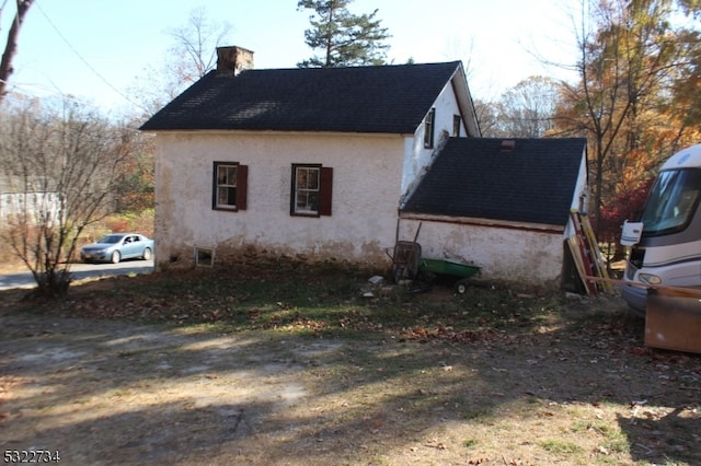 view of side of property