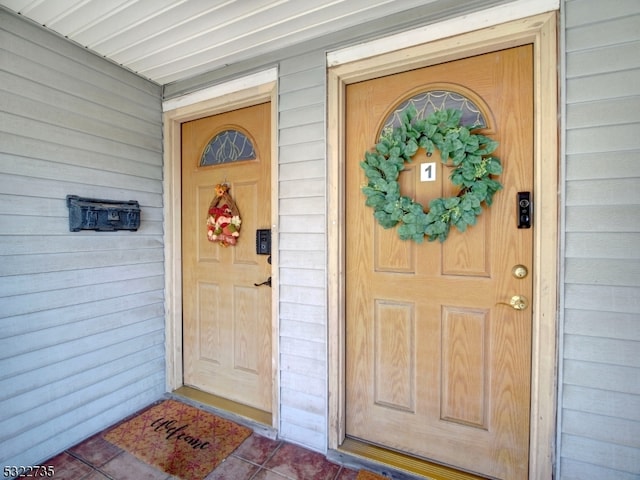 view of entrance to property