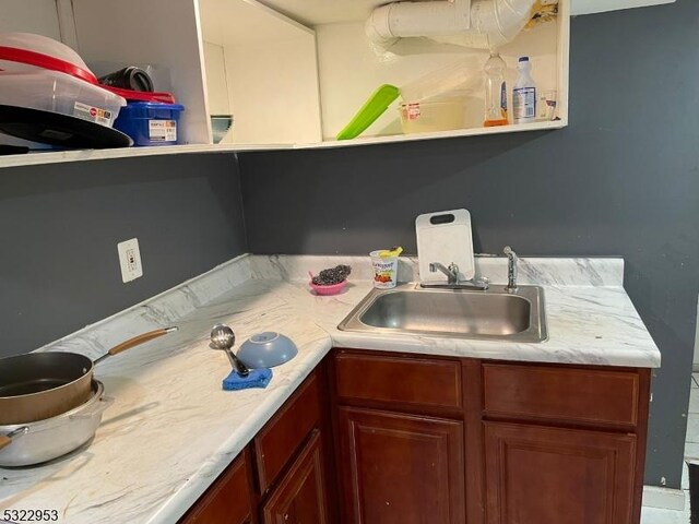 kitchen featuring sink