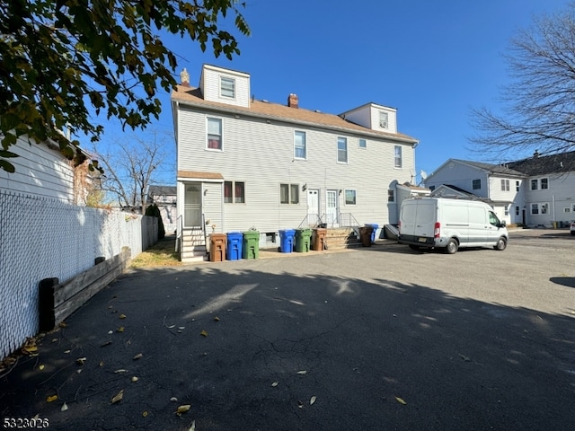 view of rear view of property