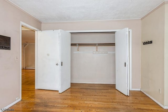 closet featuring a baseboard heating unit