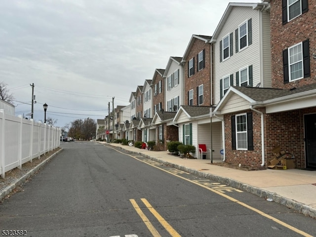 view of road