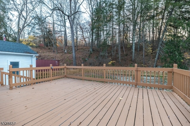 view of deck