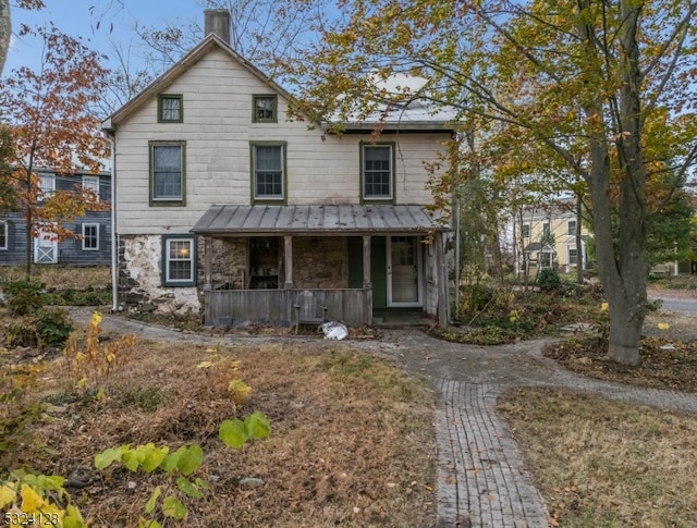 view of front of house featuring a porch