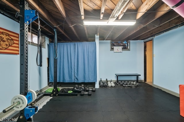 view of exercise room