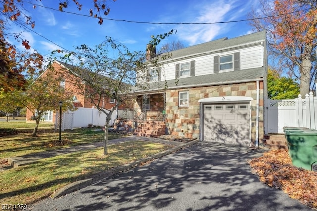 front facade featuring a garage