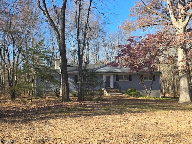 view of front of home