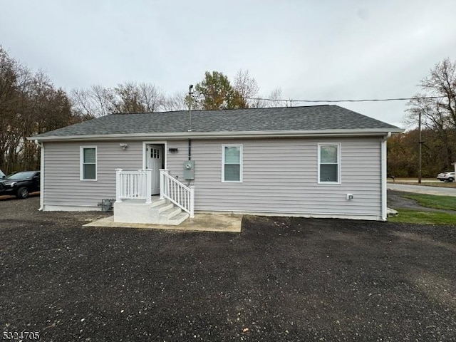 111 E Del A Vue Ave, Carneys Point Twp, NJ 08069 - rear view of house with roof with shingles