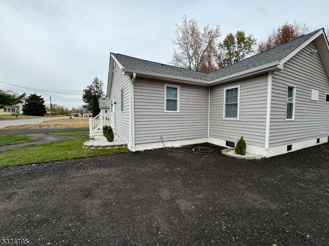 view of property exterior