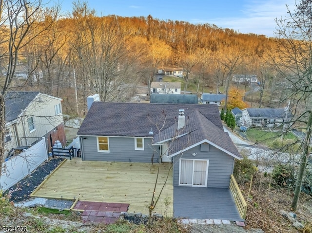 view of rear view of house