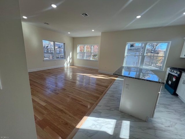 interior space with light wood-type flooring