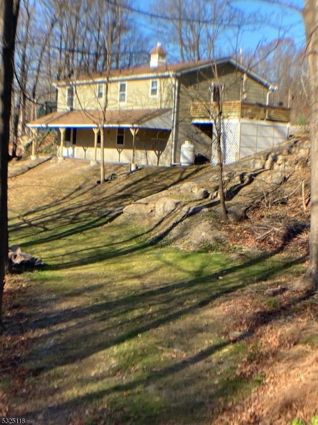 view of rear view of house