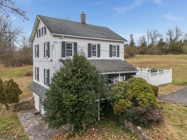 view of side of property