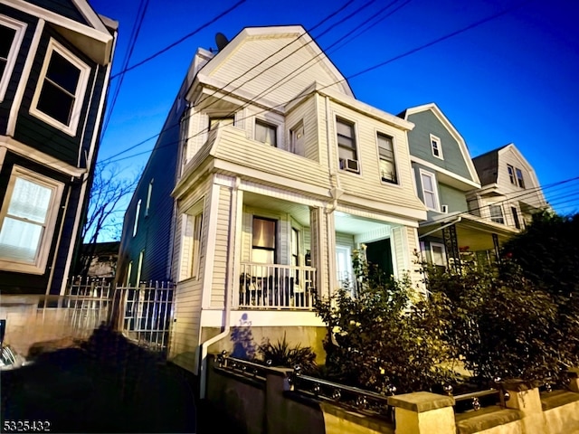 view of front of house with a porch