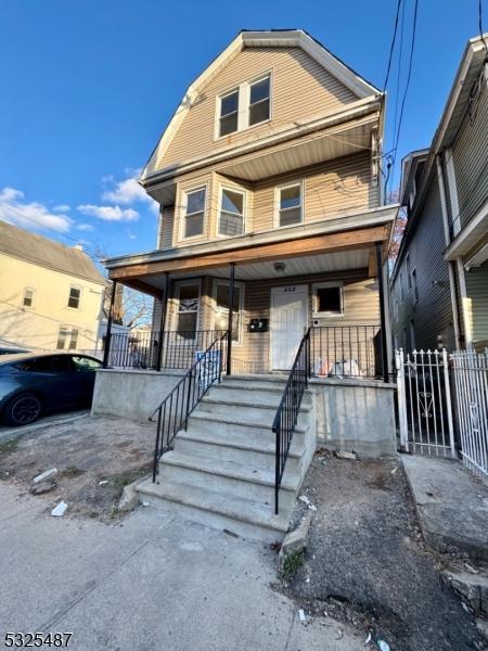 view of front of home with a porch