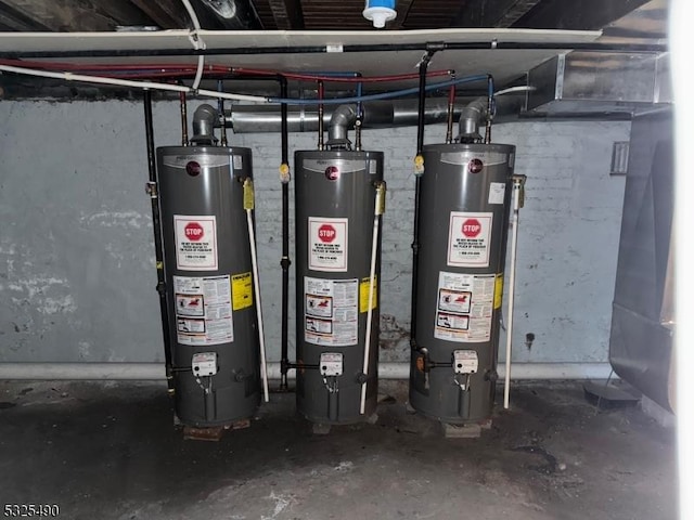 utilities with gas water heater