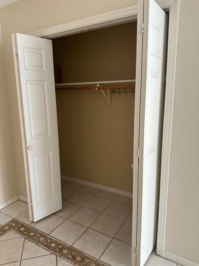 view of closet