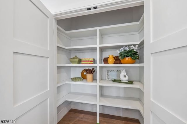 view of pantry