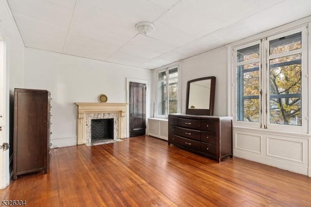 interior space featuring hardwood / wood-style flooring