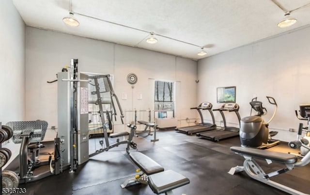 view of exercise room