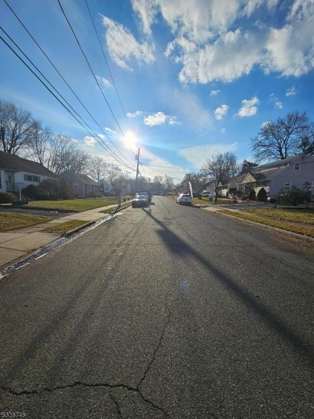 view of road