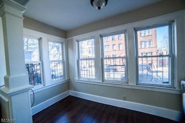 interior space with plenty of natural light