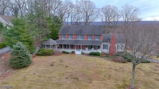 view of front of home with a porch