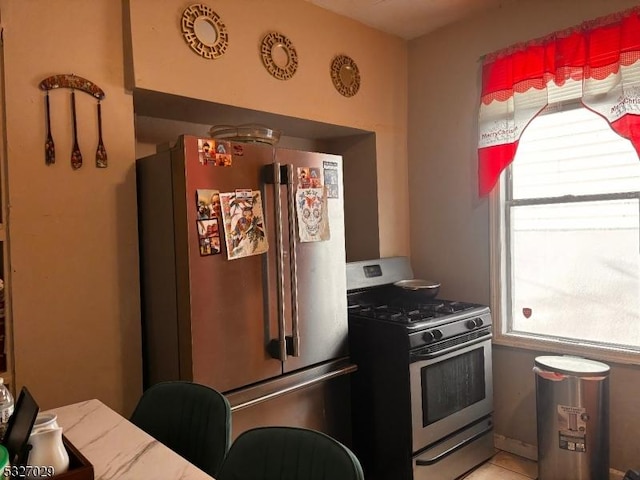 kitchen featuring stainless steel appliances