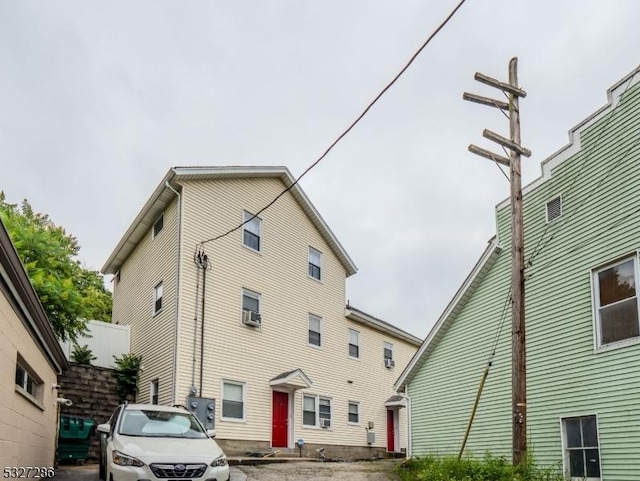 view of rear view of property