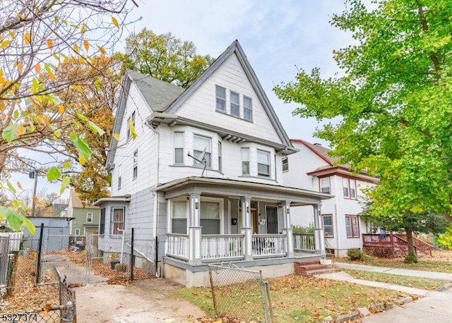 victorian house with covered porch